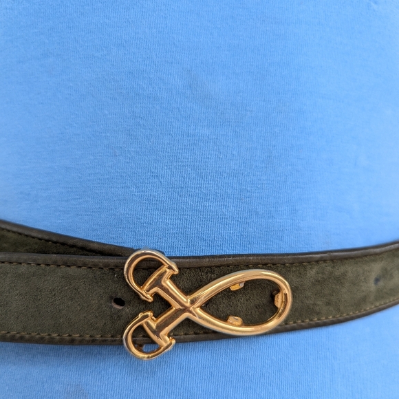 GUCCI VINTAGE HORSEBIT WOMEN'S BELT - Picture 4 of 11